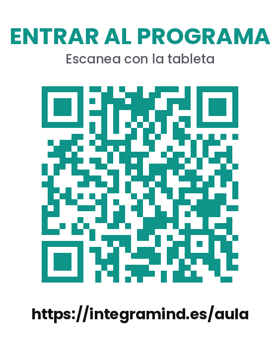 Código QR que lleva a integramind.es/aula